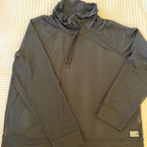 DKNY Black Mesh Sport top for spring/summer/beach